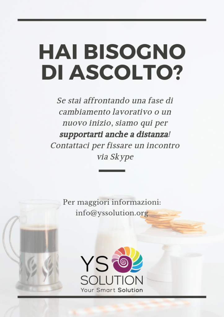 Siamo qui per supportarti anche via Skype